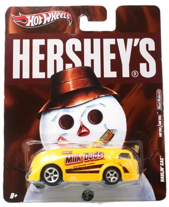 Hot Wheels Premium - Hershey's - Haulin' Gas "Milk Duds" (Yellow)