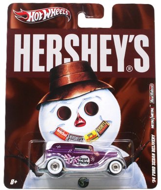 Hot Wheels Premium - Hershey's - '34 Ford Sedan Delivery "Good & Plenty" (White/Purple/Silver)