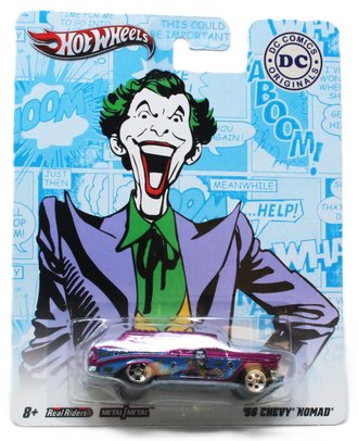 Hot Wheels Premium - DC Comics - '56 Chevy Nomad "Joker" (Purple)