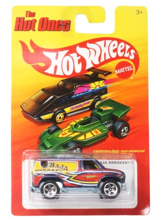 1:64 Hot Wheels - The Hot Ones - Baja Breakwer (Dark Blue W/Red/Yellow Graphic) 1:64 Hot Wheels - The Hot Ones - Baja Breakwer (Dark Blue W/Red/Yellow Graphic)