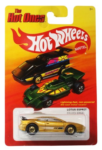 1:64 Hot Wheels - The Hot Ones - Lotus Esprit (Gold w/Stripes) 1:64 Hot Wheels - The Hot Ones - Lotus Esprit (Gold w/Stripes)