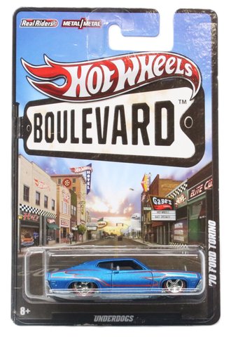 1:64 Boulevard - UnderDogs - '70 Ford Torino (Blue)