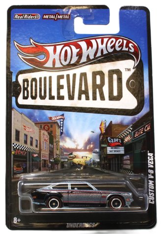 1:64 Boulevard - Custom V-8 Vega (Silver/Black)