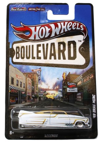 1:64 Boulevard - 1949 Drag Mercury (White/Gold) 