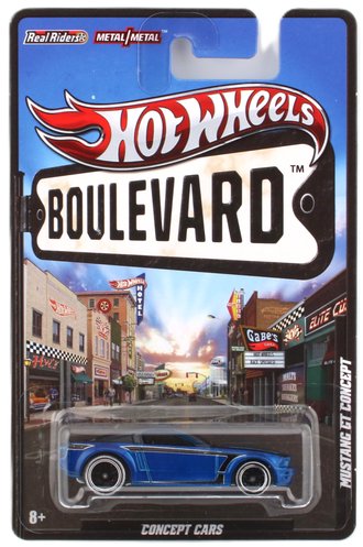 1:64 Boulevard - Mustang GT Concept (Blue w/Black Stripes)