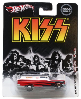 Hot Wheels Premium - KISS - '59 Chevy Delivery (Red/Black/White)