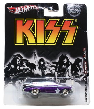 Hot Wheels Premium - KISS - '56 Chevy Nomad Delivery (Purple/Black) ***Creased***