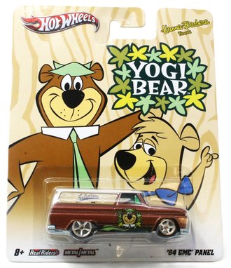 Hot Wheels Premium - Hanna-Barbera - '64 GMC Panel "Yogi Bear" (Bronze/White)