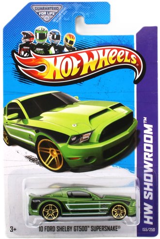 1:64 2010 Ford Shelby GT500 Supersnake (Lime Green Metallic w/White/Black Stripes) 1:64 2010 Ford Shelby GT500 Supersnake (Lime Green Metallic w/White/Black Stripes)