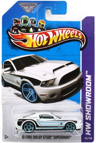 1:64 2010 Ford Shelby GT500 Supersnake (White w/Light Blue/Black Stripes) 1:64 2010 Ford Shelby GT500 Supersnake (White w/Light Blue/Black Stripes)