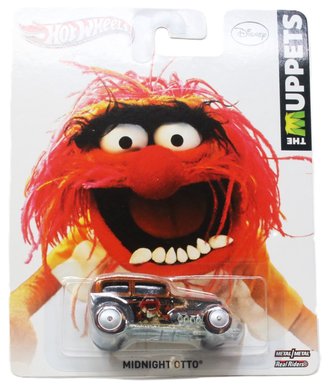 Hot Wheels Premium - Disney "The Muppets" - Midnight Otto "Animal" (Black/Bronze)
