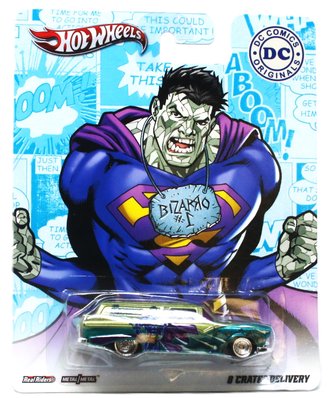 Hot Wheels Premium - DC Comics - 8 Crate Delivery "Bizarro" (Green/Turqoise/Purple)