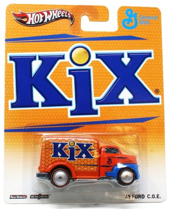 Hot Wheels Premium - General Mills - '49 Ford C.O.E "KiX" (Orange/Blue)