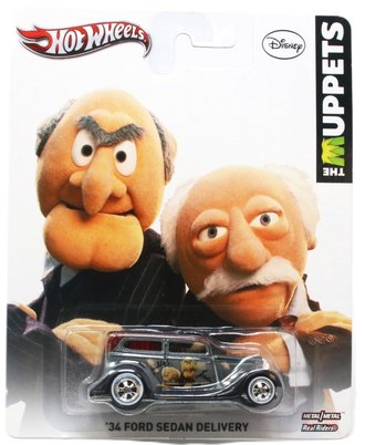 Hot Wheels Premium - Disney "The Muppets" - '34 Ford Sedan Delivery "Statler & Waldorf" (Gray/Black)