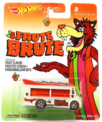 Hot Wheels Premium - General Mills - Smokin Grille "Frute Brute" (White/Orange)