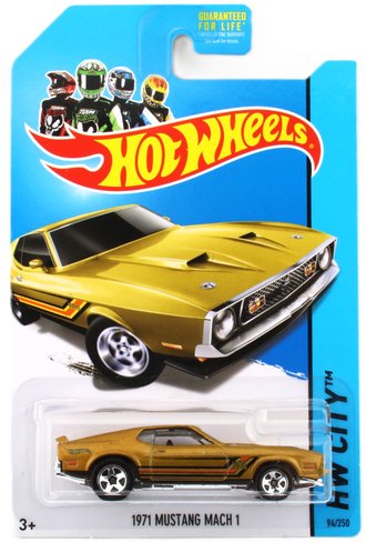 1:64 1971 Mustang Mach I (Gold) 1:64 1971 Mustang Mach I (Gold)