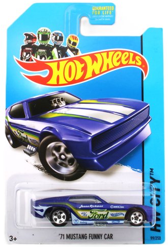 1:64 1971 Mustang Funny Car (Purple w/White Stripes) 1:64 1971 Mustang Funny Car (Purple w/White Stripes)