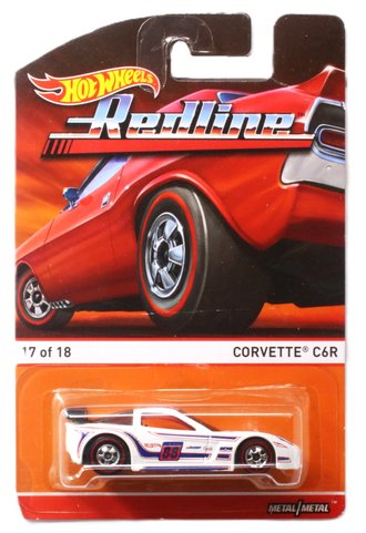 1:64 Hot Wheels - Redline - Corvette C6R #88 (White w/Blue & Red Stripes) 1:64 Hot Wheels - Redline - Corvette C6R #88 (White w/Blue & Red Stripes)