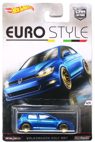 1:64 Hot Wheels - Car Culture - Euro Style - Volkswagen Golf MK7 (Blue