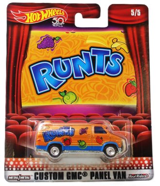 Hot Wheels Premium - Nestle - Custom GMC Panel Van "Runts" (Orange/Blue)