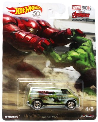 Hot Wheels Premium - Marvel Studios Concept Art - Super Van "Avengers" (Green)