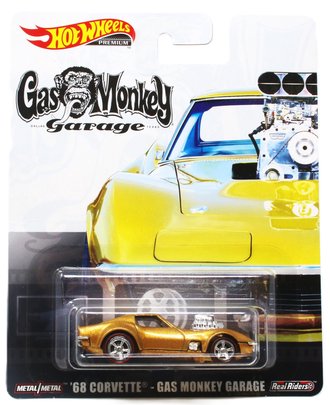 Hot Wheels Premium - Gas Monkey Garage - '68 Corvette (Gold)