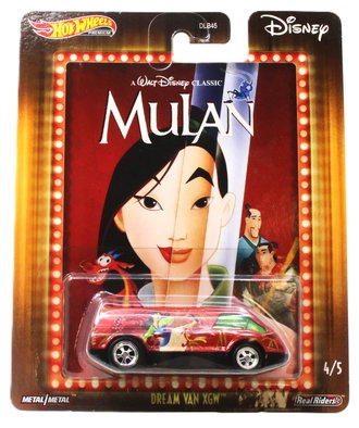 Hot Wheels Premium - Disney Classic - Dream Van XGW "Mulan" (Red)