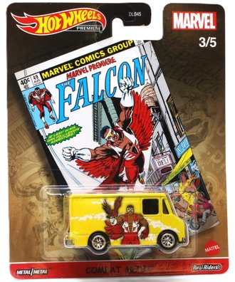 Hot Wheels Premium - Marvel Comics - Combat Medic "The Falcon" (Yellow)