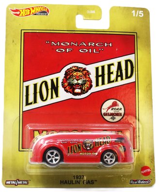 Hot Wheels Premium - Gas & Oil - 1937 Haulin' Gas "Lion Head" (Red)