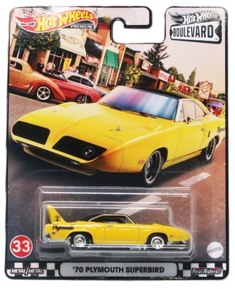 1:64 Boulevard - '70 Plymouth Superbird (Yellow/Black)
