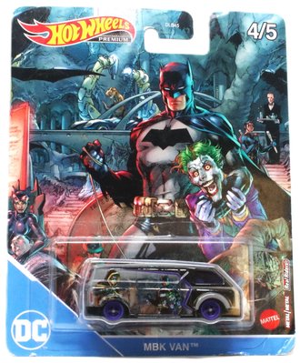 Hot Wheels Premium - DC Comics - MBK Van "Batman" (Grey/Black)