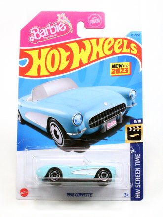 1:64 Barbie™ The Movie - 1956 Corvette Convertible (Blue)