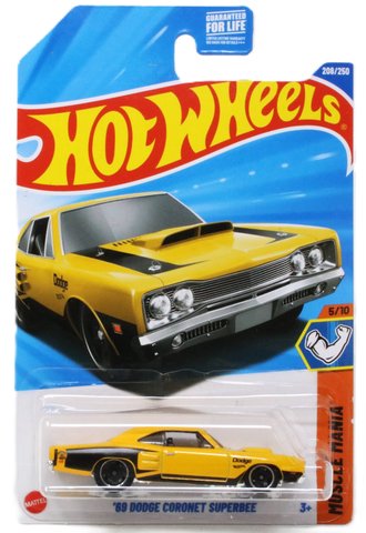 1:64 1969 Dodge Coronet Superbee (Yellow) 1:64 1969 Dodge Coronet Superbee (Yellow)