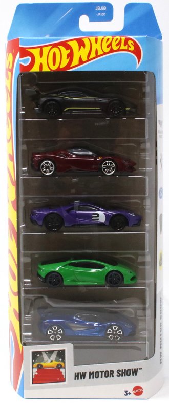 1:64 HW Motor Show Set (Box Set of 5) 1:64 HW Motor Show Set (Box Set of 5)