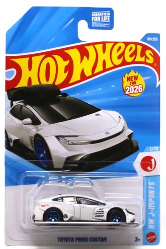 1:64 Toyota Prius Custom (White/Blue)