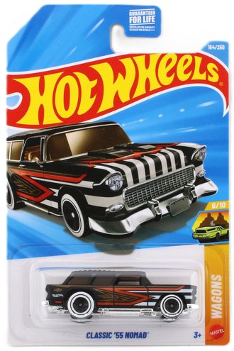 1:64 Classic 1955 Nomad (Black w/Orange & White Stripes) 1:64 Classic 1955 Nomad (Black w/Orange & White Stripes)