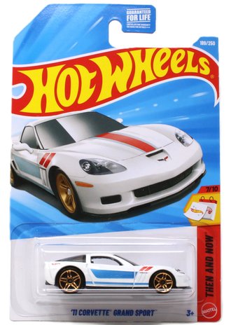 1:64 2011 Corvette Grand Sport (White/Blue)