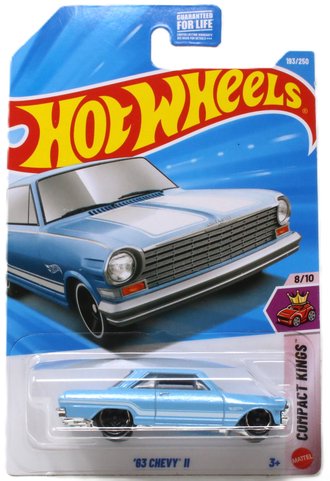 1:64 1963 Chevy II (Blue w/White Stripes) 1:64 1963 Chevy II (Blue w/White Stripes)