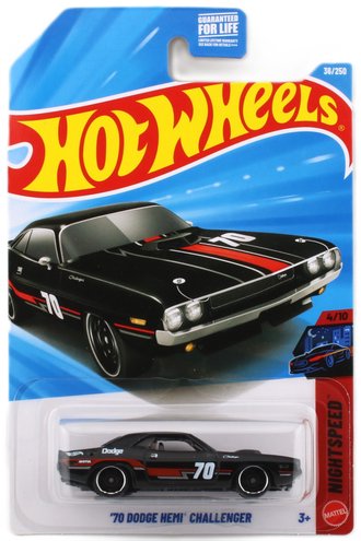 1:64 1970 Dodge Hemi Challenger (Black w/Red Stripes) 1:64 1970 Dodge Hemi Challenger (Black w/Red Stripes)