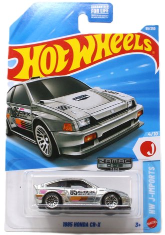 1:64 Zamac - 1985 Honda CR-X (Silver) 1:64 Zamac - 1985 Honda CR-X (Silver)