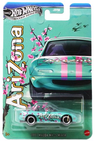 1:64 1991 Mazda MX-5 Miata "Arizona Tea" (7/11 Exclusive) 1:64 1991 Mazda MX-5 Miata "Arizona Tea" (7/11 Exclusive)