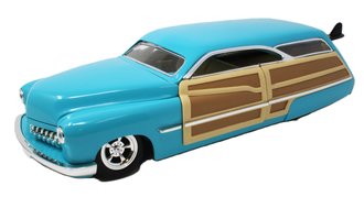 1:18 1950 Merc Woodie (Blue) ***Box Damage***