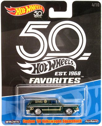 1:64 50th Anniversary Favorites - Custom 1969 Volkswagen Squareback (Green)