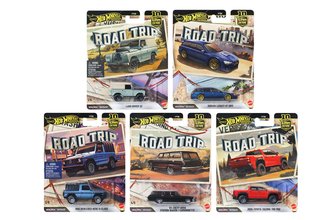 1:64 Hot Wheels 2026 Premium - Car Culture - Road Trip (Set of 5)