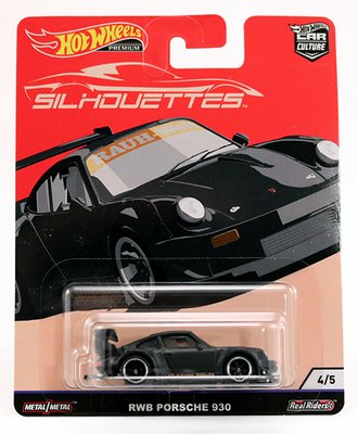 1:64 Silhouettes - RWB Porsche 930 (Matte Black)