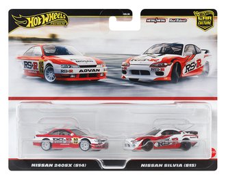 1:64 Car Culture - Nissan 240SX (S14) & Nissan Silvia (S15)