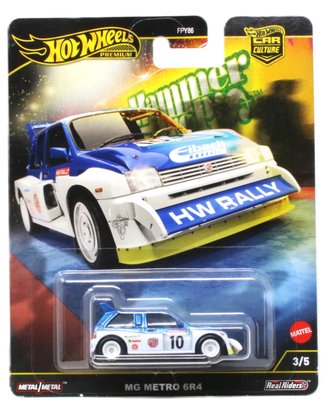 1:64 Hammer Drop - MG Metro 6R4 #10 "HW Rally" (White/Blue)