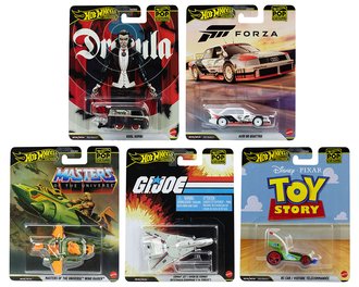 1:64 Hot Wheels 2026 Premium - Pop Culture - R Assortment (Set of 5) 1:64 Hot Wheels 2026 Premium - Pop Culture - R Assortment (Set of 5)