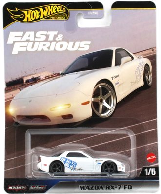1:64 Fast & Furious - Mazda RX-7 FD (White)