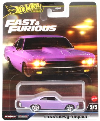 1:64 Fast & Furious - 1966 Chevy Impala (Purple)